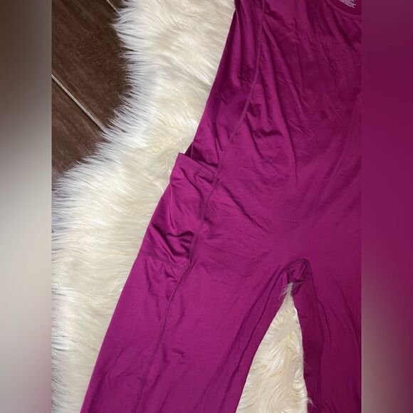 J.Dow Fitness magenta sleeveless jumpsuit sz XXL - Picture 6 of 13